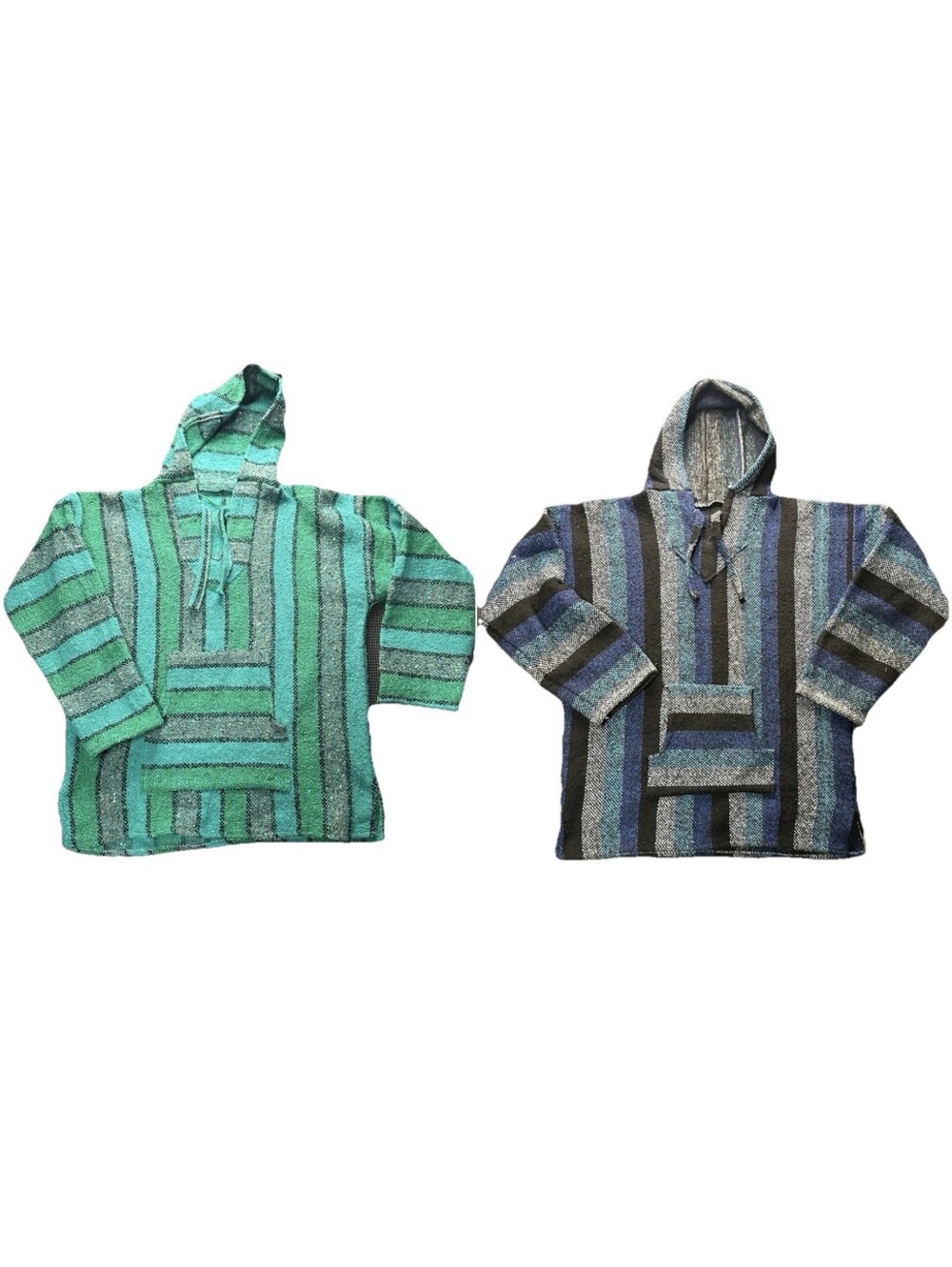 Baja Hoodie Lot Mens M/L Mexican Jerga Pullover Grunge Skater Surf Hippie